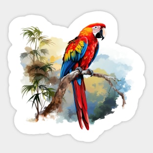 Macaw Lover Sticker